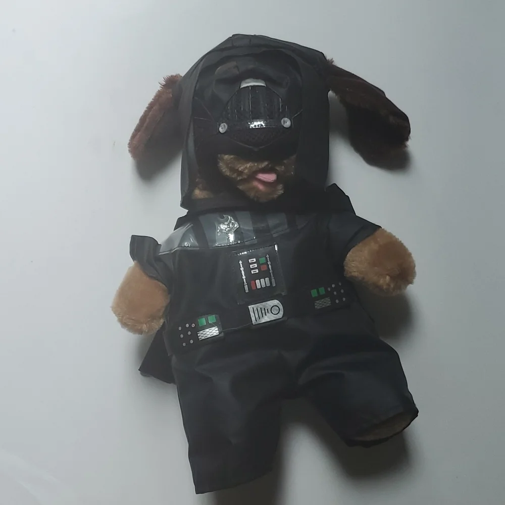 Build A Bear Dart Vader Stuffed Puppy Built Never Played With